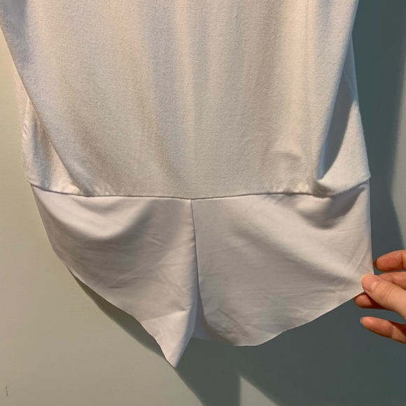 NWT L’AGENCE Winnie Deep V-Neck White Bodysuit - Picture 14 of 14